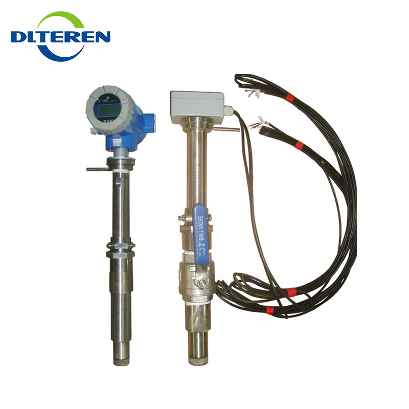Factory price Insertion type intelligent waste water flowmeter electromagnetic flow meter liquid chemical industry flowmeters