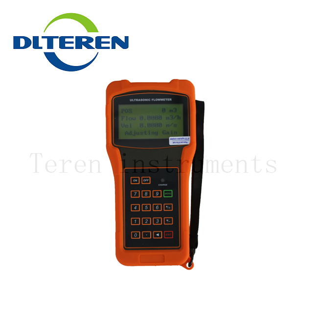 DTI-200H Handheld Water Flow Meter Portable Ultrasonic Flow Meter Clamp on Ultrasonic Flowmeter Price