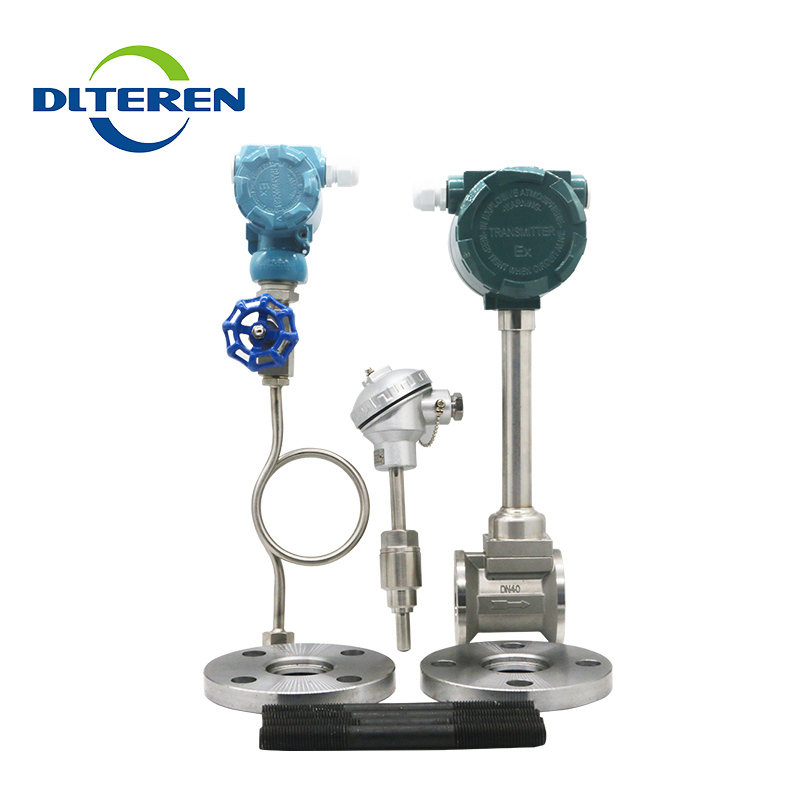 Better Design Temperature and pressure compensation vortex mass flow meter