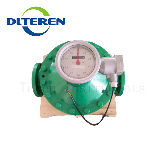 Oval Gear Flowmeter/LCD Digital Oval Gear FlowMeter Heavy Fuel Oil Flow Meter Vegetable Oil Flow Meter 