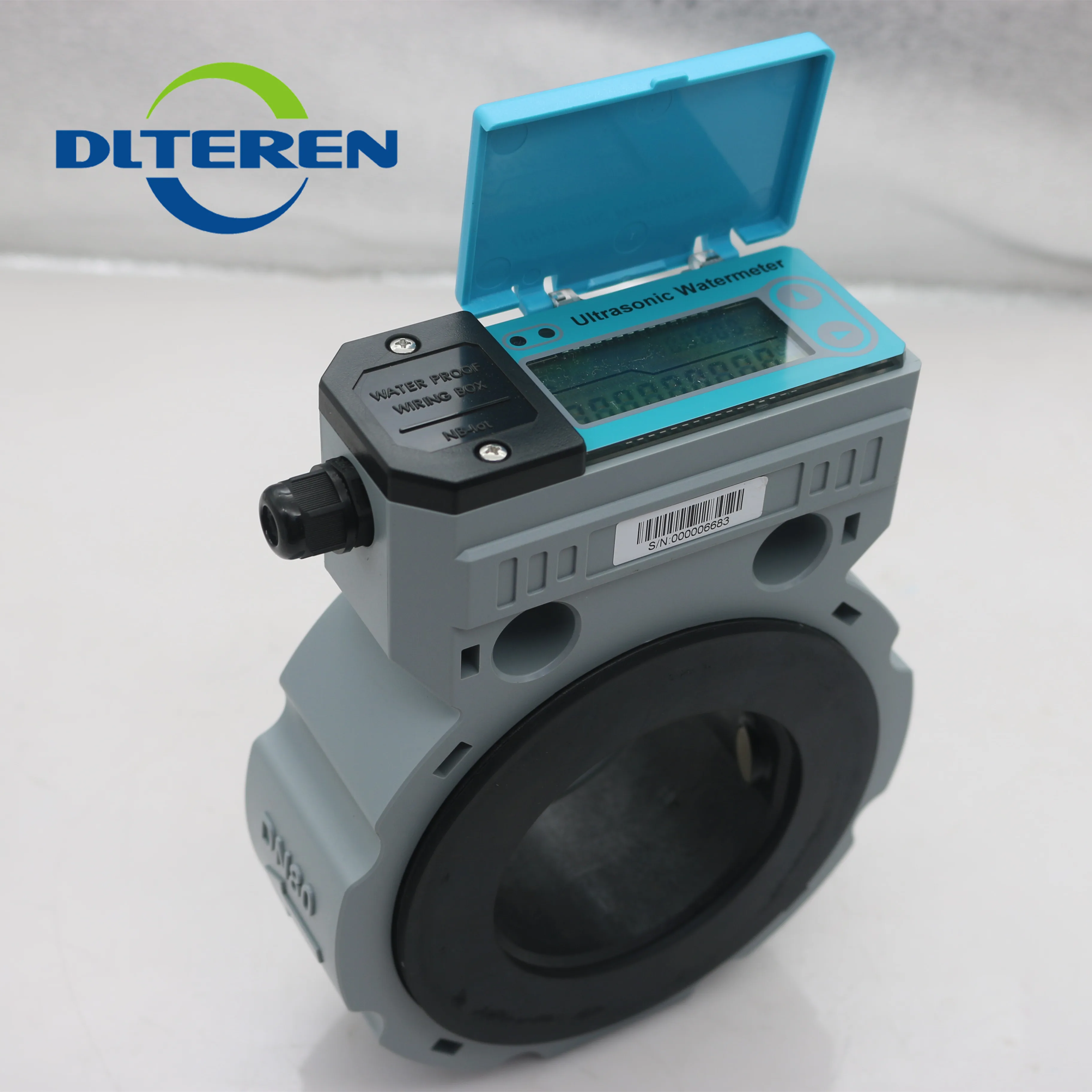 Intelligent Battery Power Sandwich Ultrasonic Flow Meter Clip-On Card Type Water Meter Card Type Ultrasonic Water Meters
